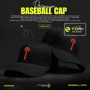 Baseball Cap - Trapstar(Red logo)
