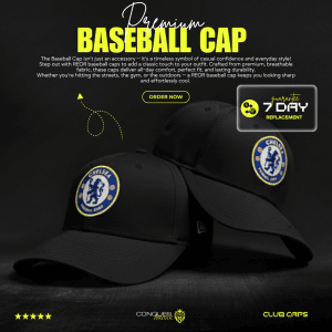 Baseball Cap - Chelsea(Black)