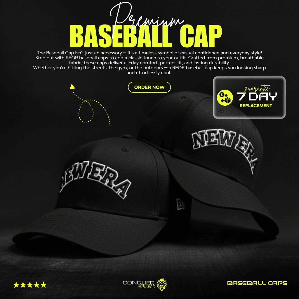 Baseball Cap - New Era(Black) - Image 2