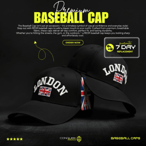 Baseball Cap - London(Black)