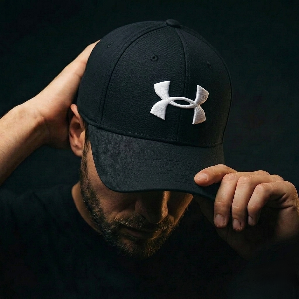 Baseball Cap - UU(Black+White logo)