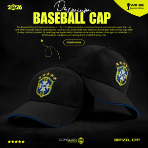 Wc 26 special edition cap - Brazil(Black)