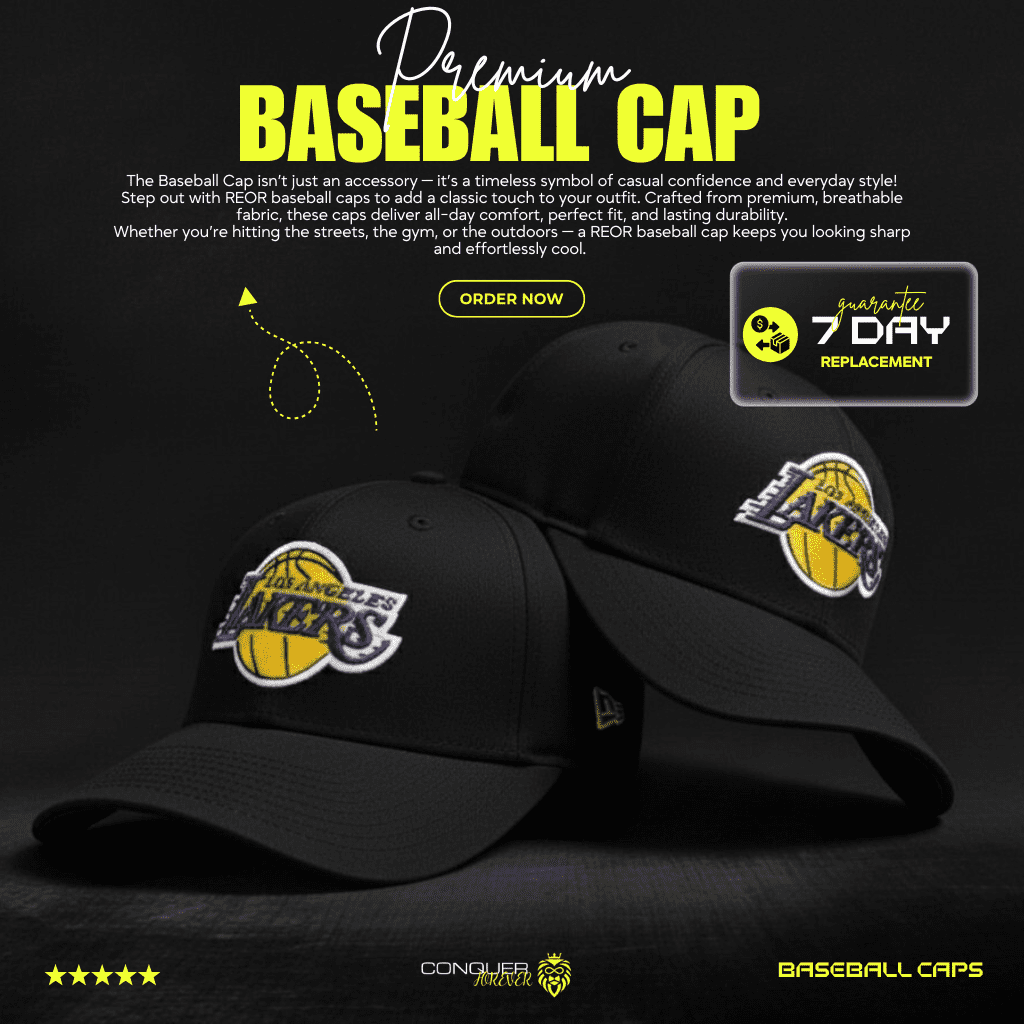Baseball Cap - Lakers(Black)