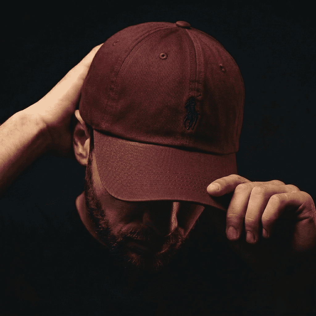 Wash Cap - Polo(Maroon+Black Logo)